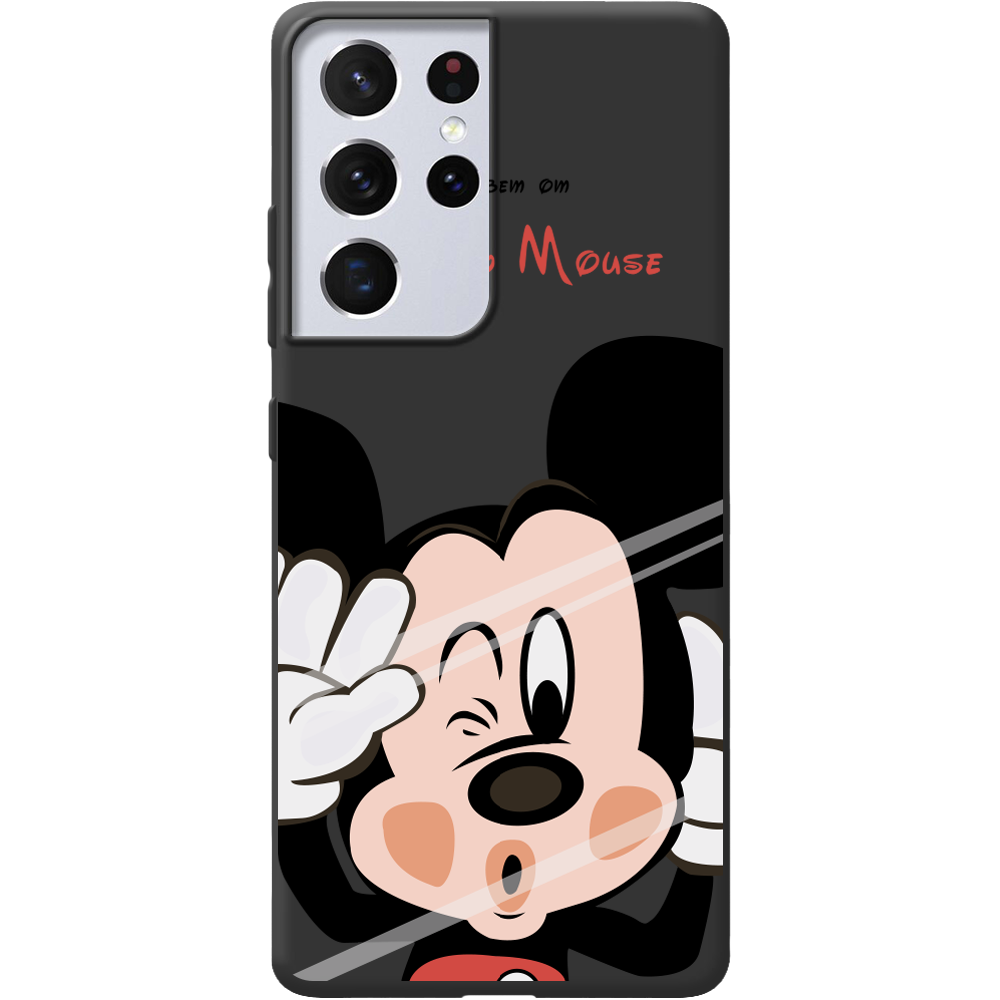 Чехол BoxFace Samsung G998 Galaxy S21 Ultra Mister M Черный силикон (41719-cc58-42011)