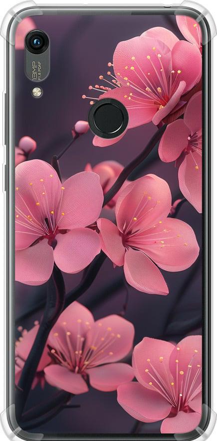 Чехол на Huawei Y6s Пурпурная сакура (6075sp-1871-42517)