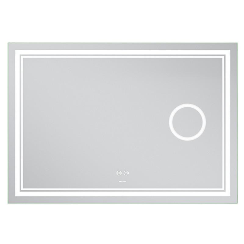 Дзеркало Mixxus Premium QUADRO MR20-100x70 з Led Touch Anti-fog димером регулятором яскравості лінзою (MP6622)