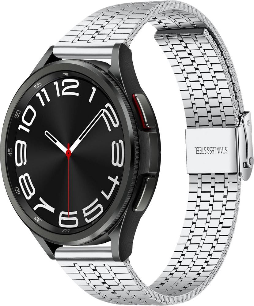Браслет металлический Counic для Galaxy Watch 6 Classic 47 мм Silver (34058-59) Браслет металлический Counic для Galaxy Watch 6 Classic 47 мм Silver (34058-59)