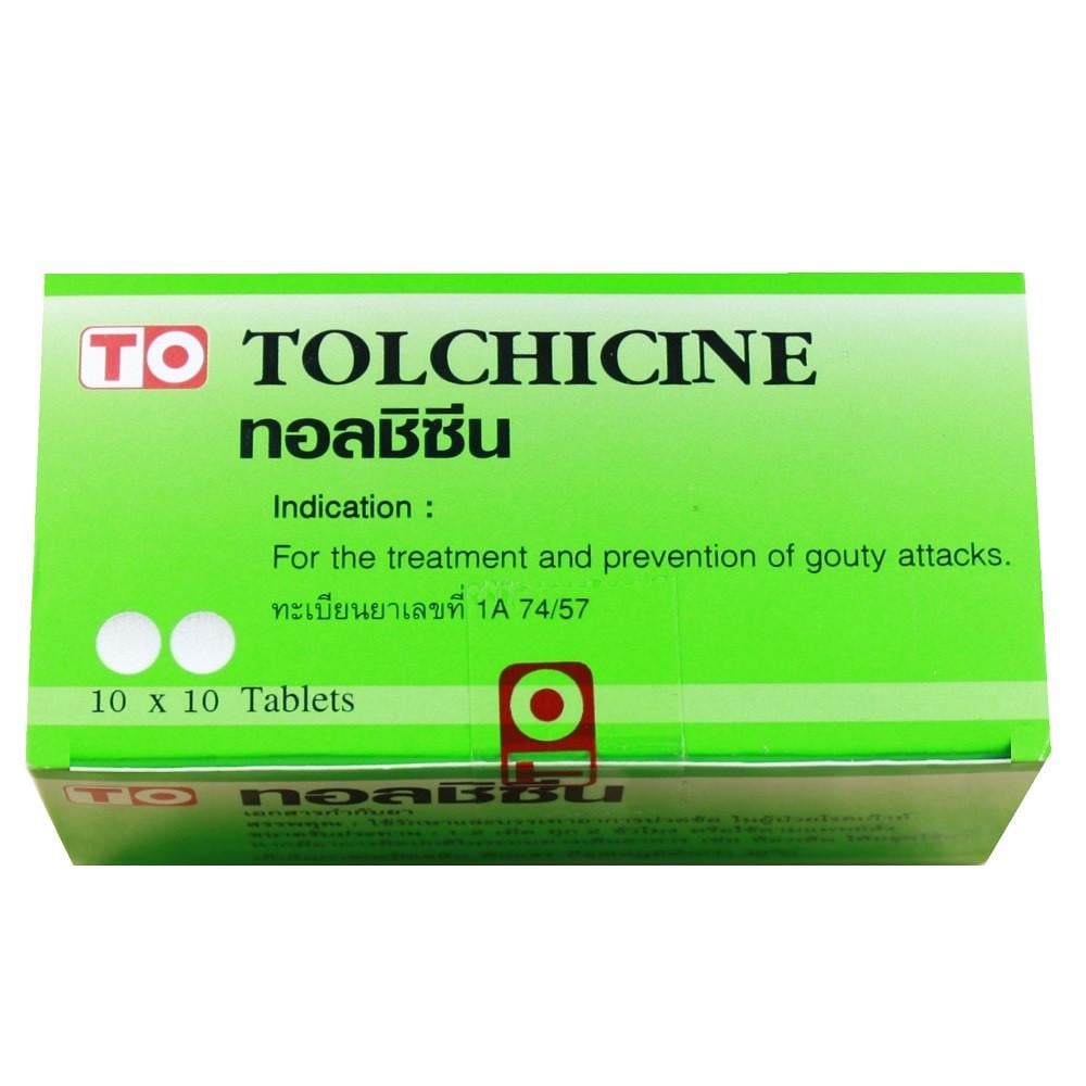 Таблетки для лечения подагры Tolchicine Колхицин 0,6мг 100 шт. (8851881156100)