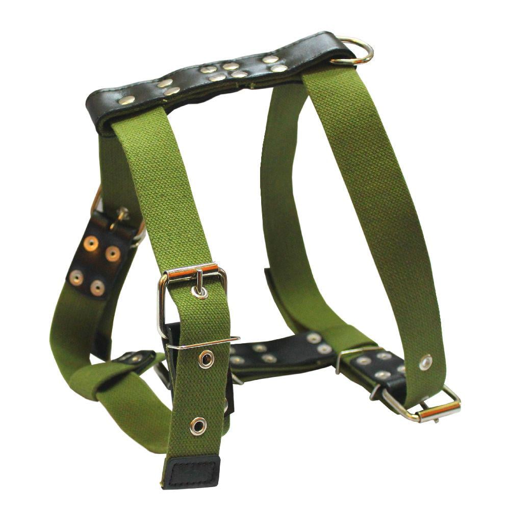 Шлейка Лорі брезентовая 3,5 см Зеленый