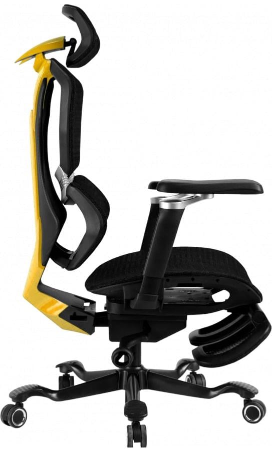 Кресло геймерское GT Racer X-7001 Black/Yellow - фото 3