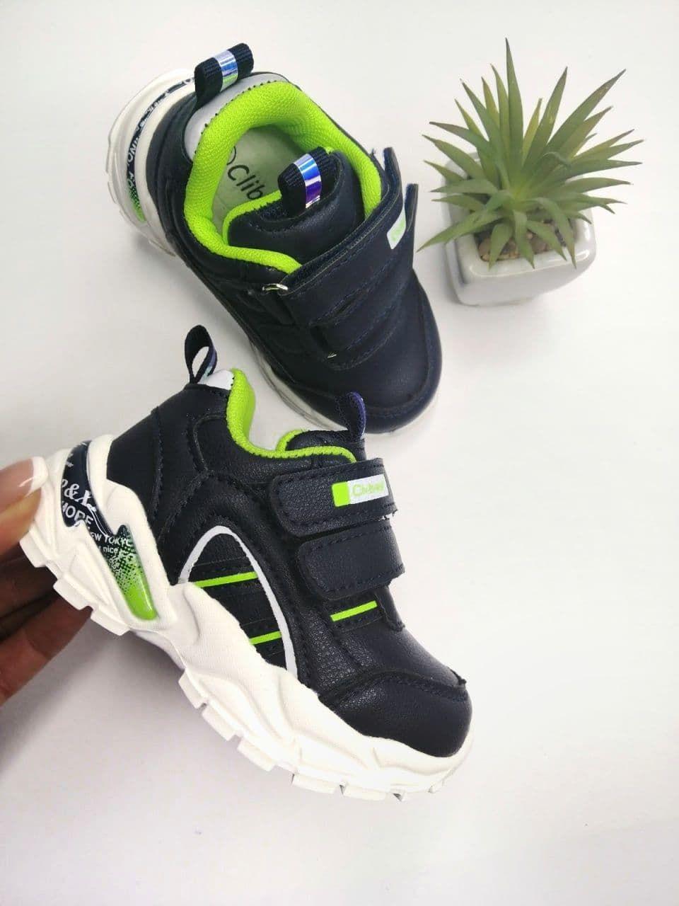 Кроссовки для мальчика Clibee р.20-12,5 см Синий (69 Е bl-green) - фото 2 Кроссовки для мальчика Clibee р.20-12,5 см Синий (69 Е bl-green) - фото 2