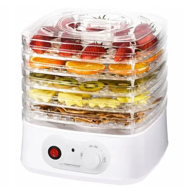 Сушилка для фруктов Esperanza EKD004 250W (4 секции) Электросушилка для фруктов и грибов