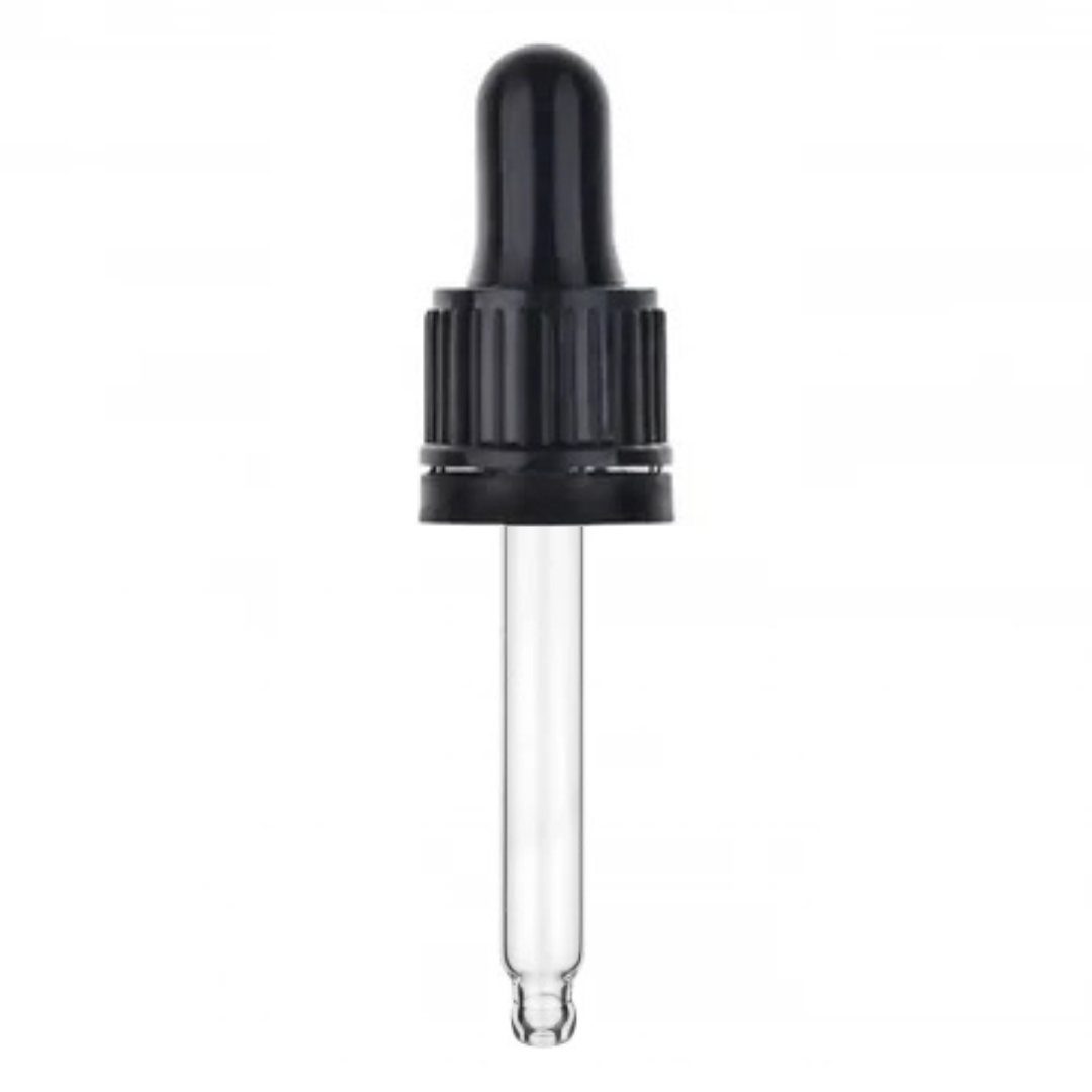 Піпетка косметична ребриста з КПВ 10 мл d 18 мм Чорний (2569064601)