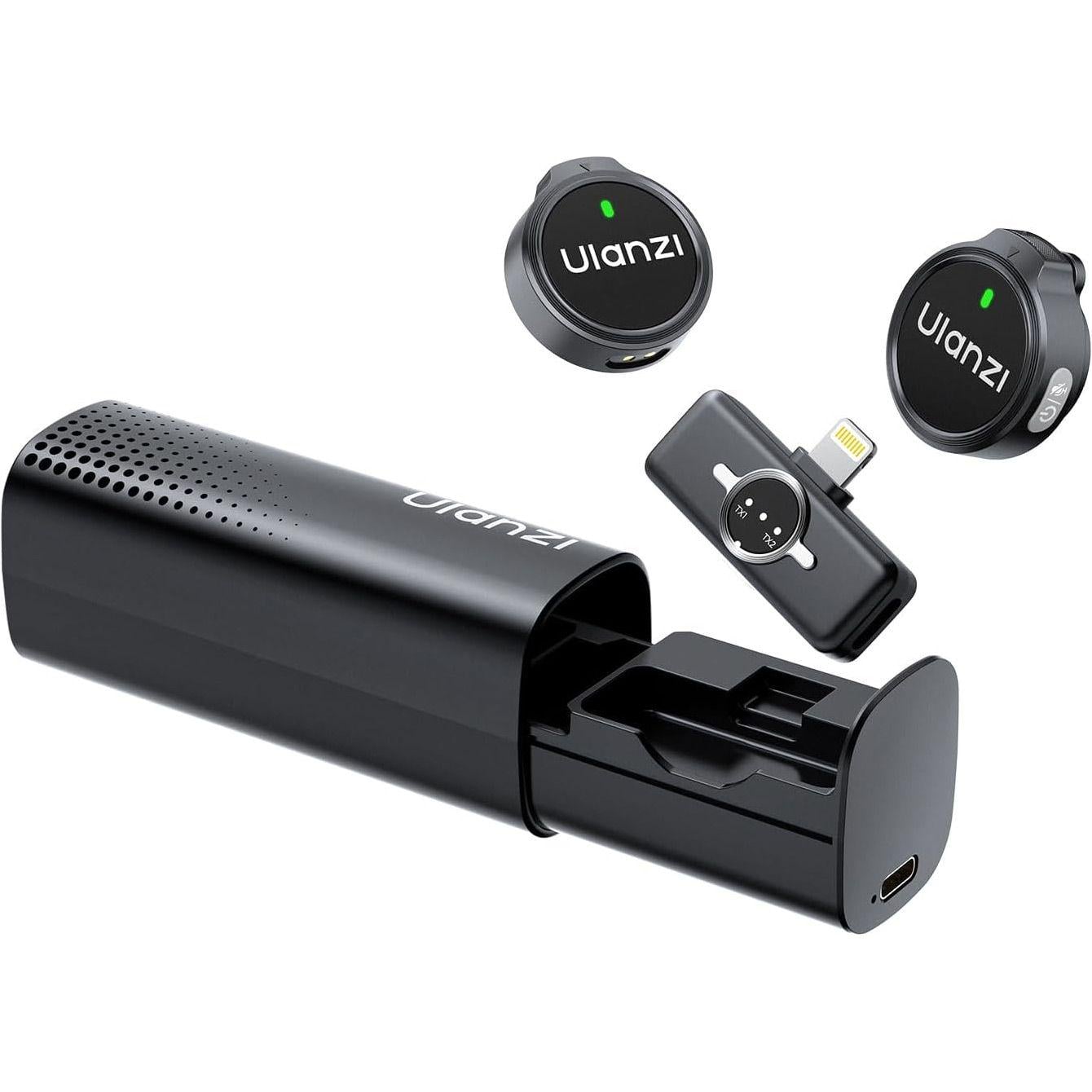 Микрофонная система беспроводная Ulanzi Wireless Microphone Lightning A21 UV-A054 Black