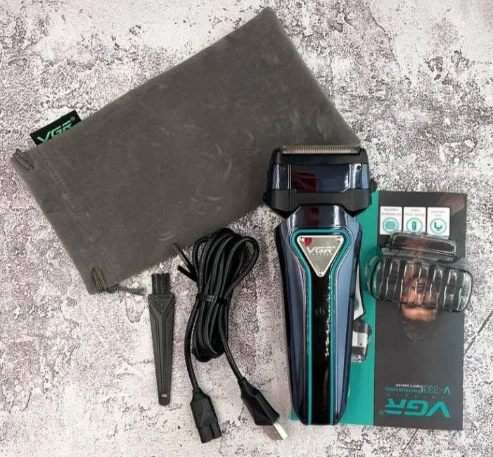 Электробритва Шейвер VGR V-333 мужская аккумуляторная IPX6 5 Вт - фото 4 Электробритва Шейвер VGR V-333 мужская аккумуляторная IPX6 5 Вт - фото 4