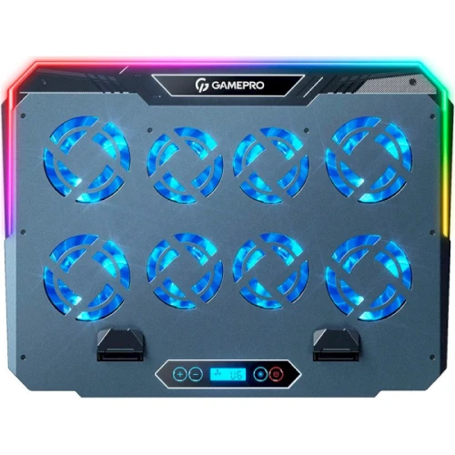 Підставка для ноутбука до 16" 17" GamePro CP1040 Black RGB підсвічування 24 dB 2320 rpm (MCT-CP1040)