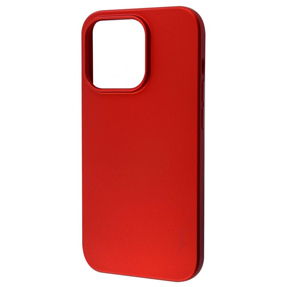 Чохол однотонний X-Level Guardian (TPU Soft) iPhone 14 Plus red