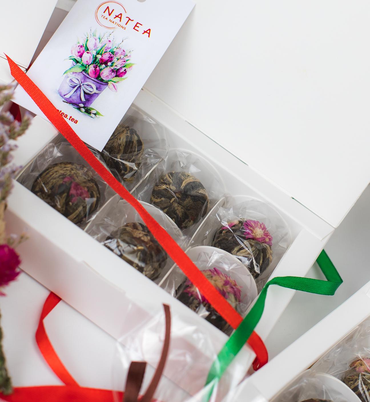 Набор связанного чая Natea Tea Nations ассорти 6 бутонов Набор связанного чая Natea Tea Nations ассорти 6 бутонов