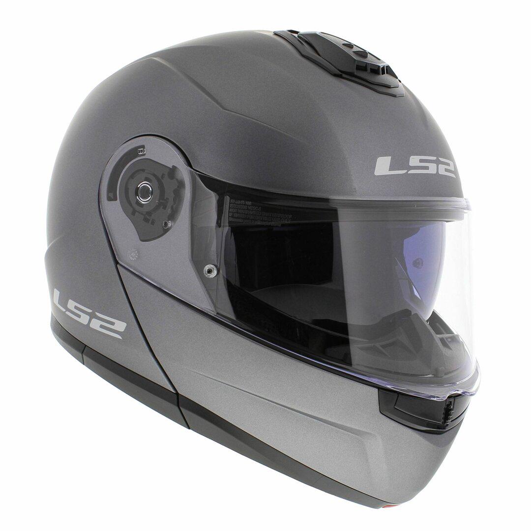 Мотошлем LS2 FF908 Strobe II Solid ECE 22.06 M Matt Titanium (29202) - фото 8