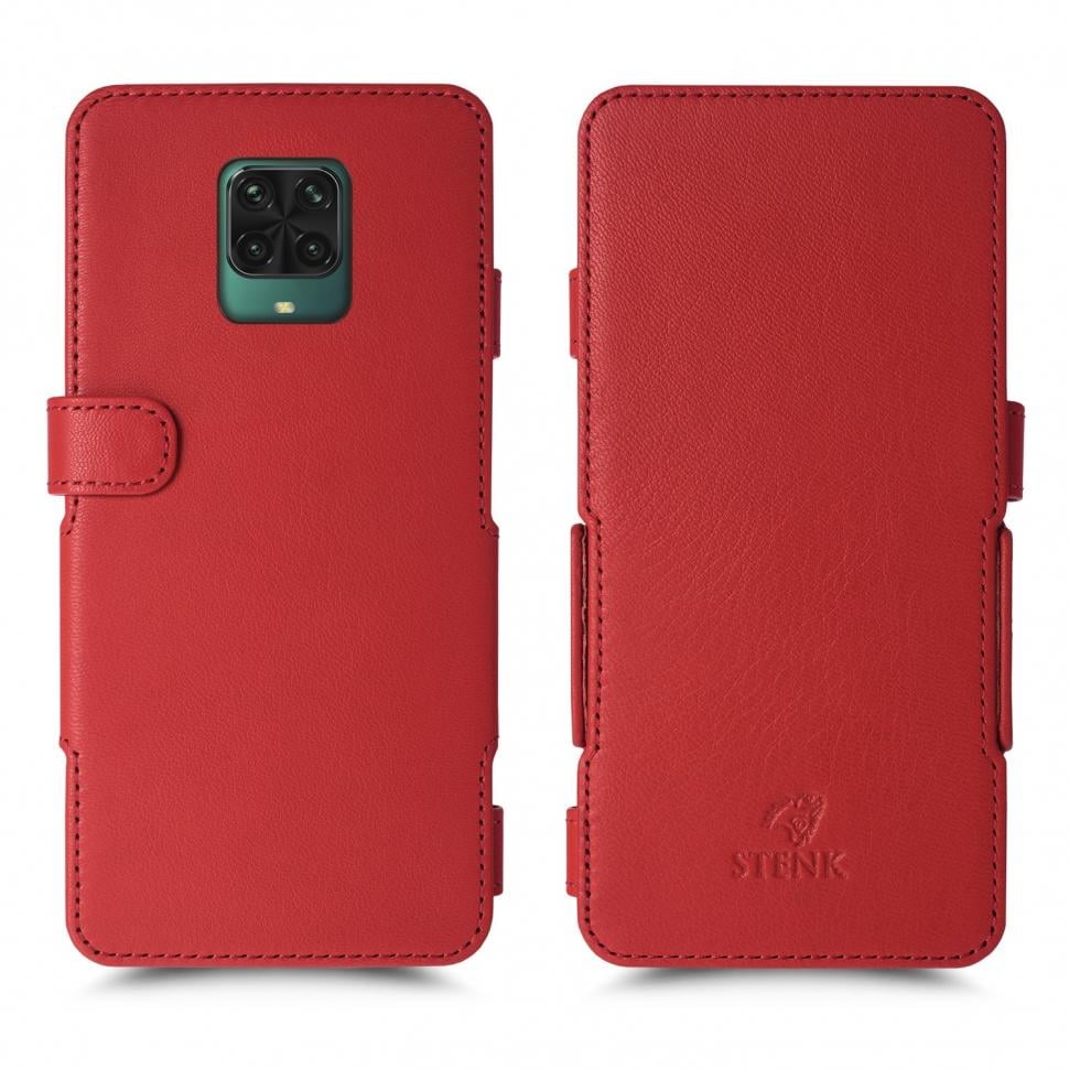 Чехол книжка Stenk Prime для Xiaomi Redmi Note 9 Pro Красный (65392)