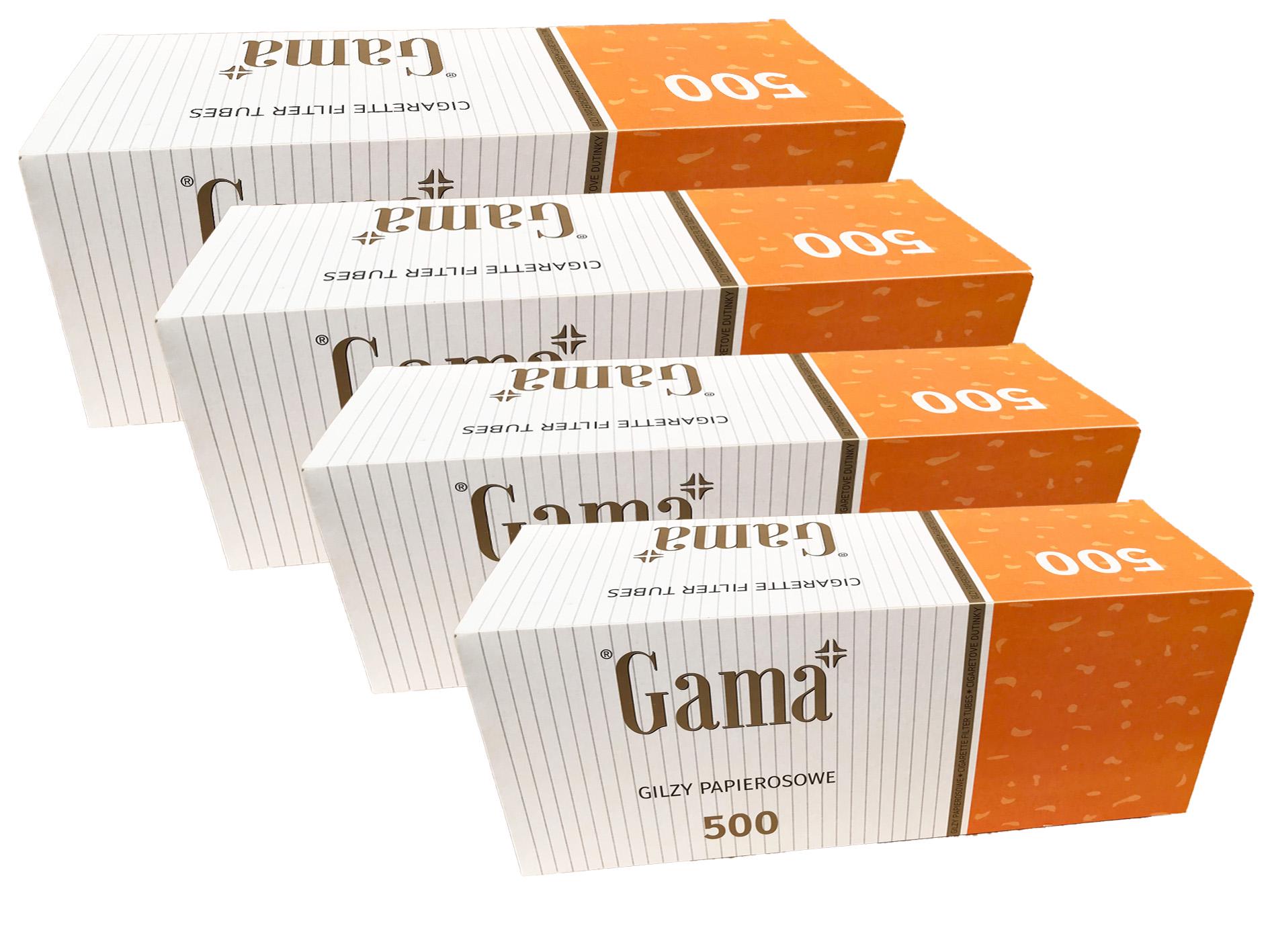 Гільзи для набивання цигарок Gama 2000 шт.