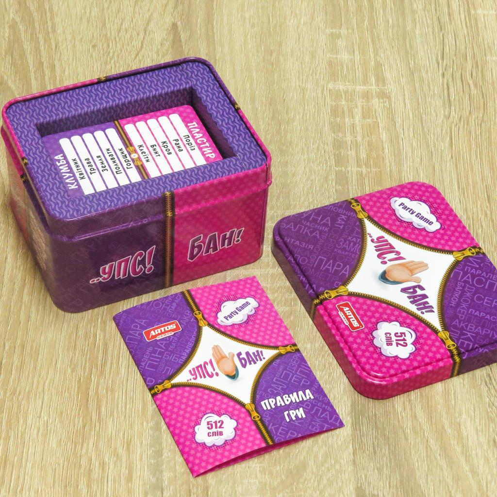 Настільна гра ARTOS GAMES Упс Бан Різнокольоровий (SR-113-N-571) - фото 3