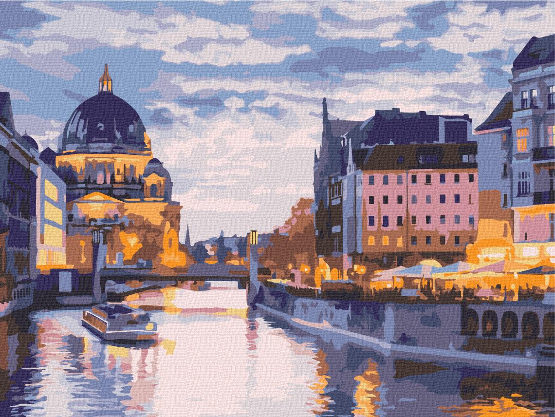 Картина по номерам Brushme Премиум Каналы старого города 40x50 см (PBS52571)