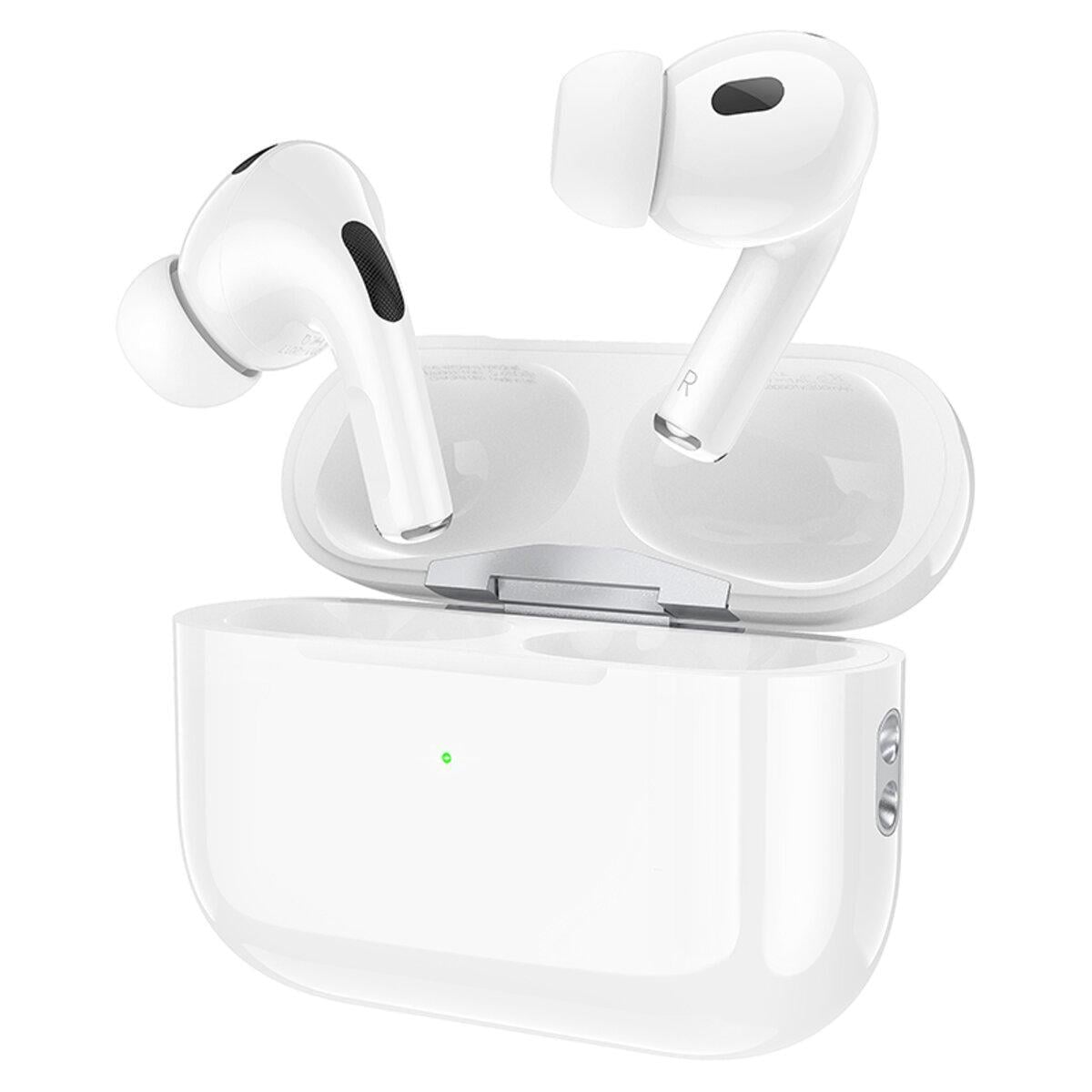 Наушники беспроводные Hoco EW90 True wireless ANC noise reduction BT5.4 headset 300mAh White (6942007658584)