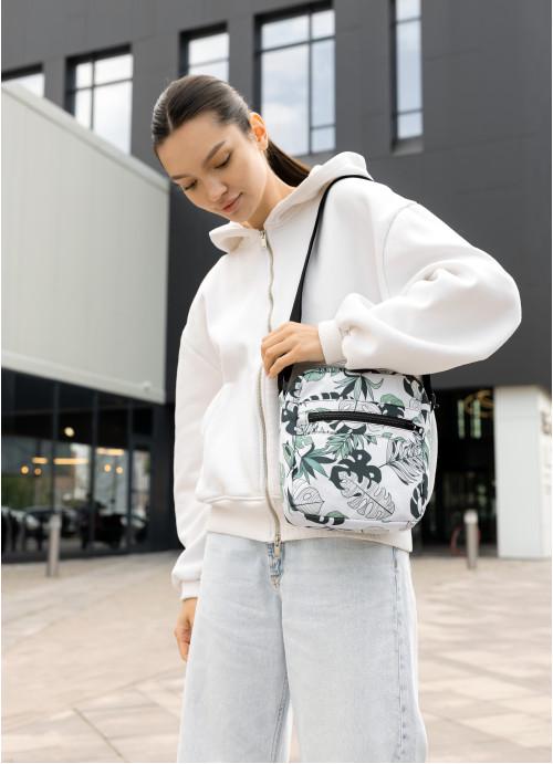 Жіноча сумка-месенджер Sambag Leaves тканинна (1141019723)