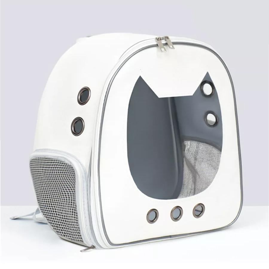 Рюкзак для перенесення домашніх тварин CosmoPet CP-35 з ілюмінатором 32х21х35 см Grey (3_04848) - фото 2