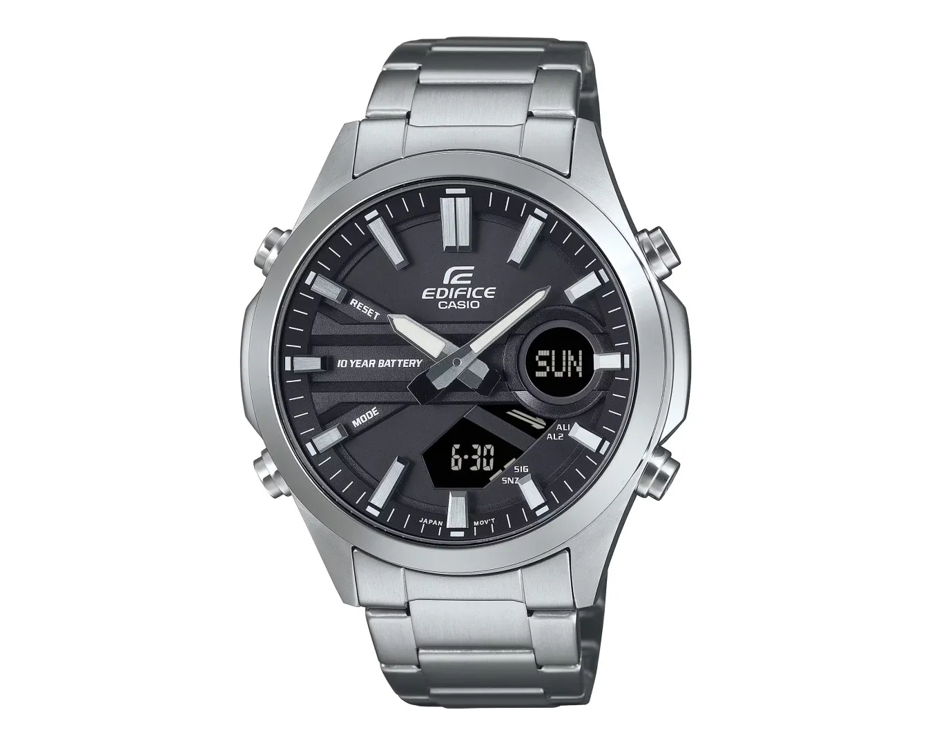 Наручные часы мужские Casio EDIFICE C120D-1AEF d 45, 5 мм (2451191753)