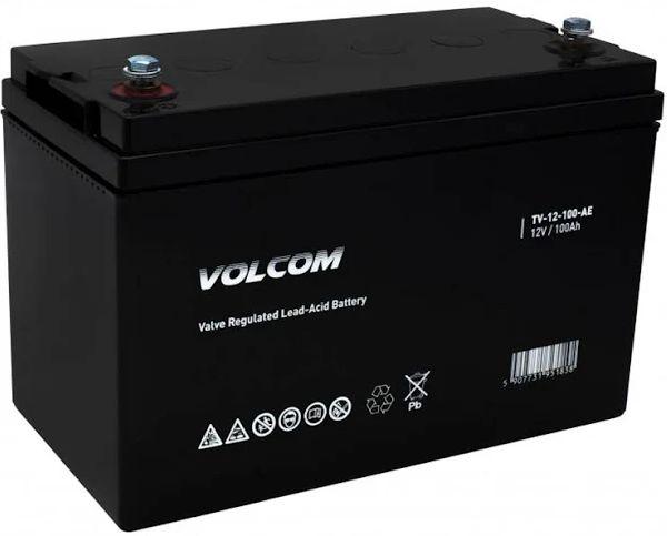 Аккумулятор AGM VRLA TB-12-100-AE 100Аг 12В Volcom необслуживаемый для ИПБ