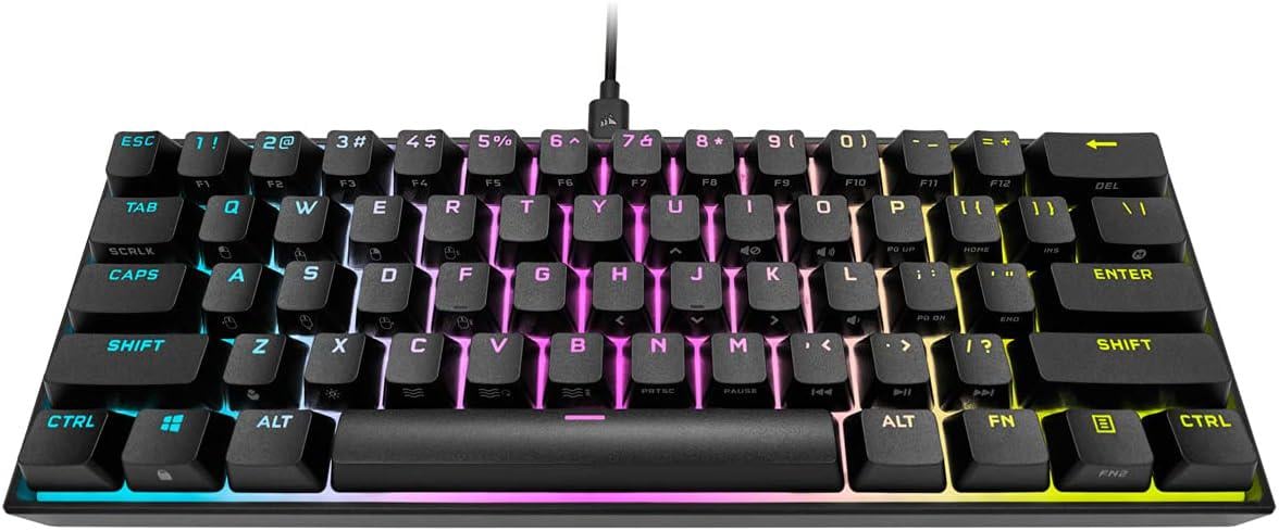 Клавиатура проводная Corsair Gaming K65 с подсветкой (000031404) - фото 3