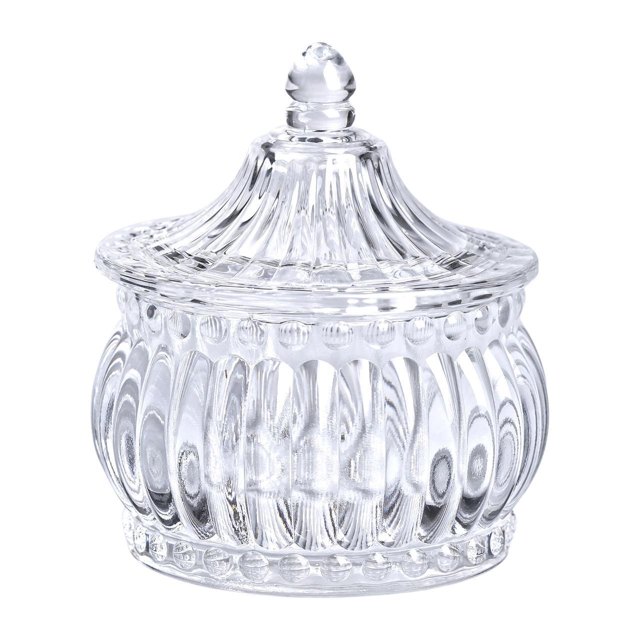 Конфетница стеклянная c крышкой в восточном стиле HP-YH-2 Ø 8 см (A-033605) - фото 3 Конфетница стеклянная c крышкой в восточном стиле HP-YH-2 Ø 8 см (A-033605) - фото 3