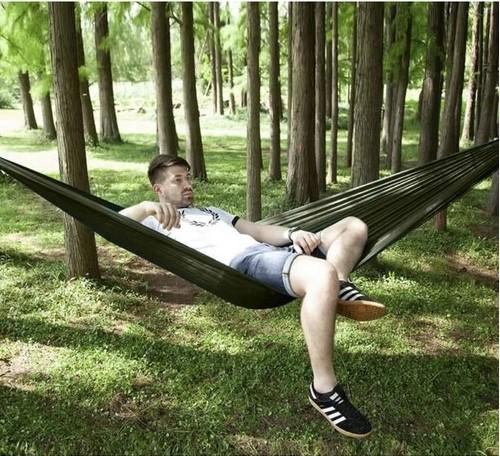 Гамак туристический с брезентом и москитной сеткой 260х140 см - фото 2 Гамак туристический с брезентом и москитной сеткой 260х140 см - фото 2