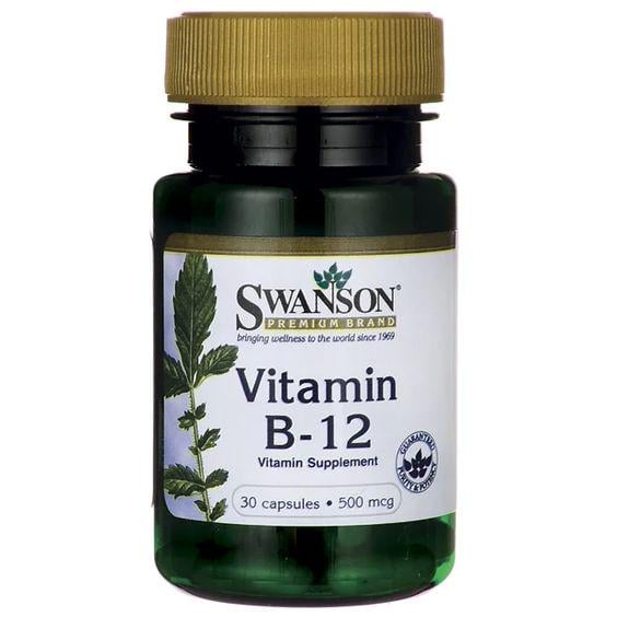 Витамин B12 Swanson Vitamin B12 500 mcg 30 caps