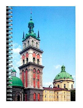 Блокнот Romus A5 96 аркушів у клітинку бокова спіраль (R44317)