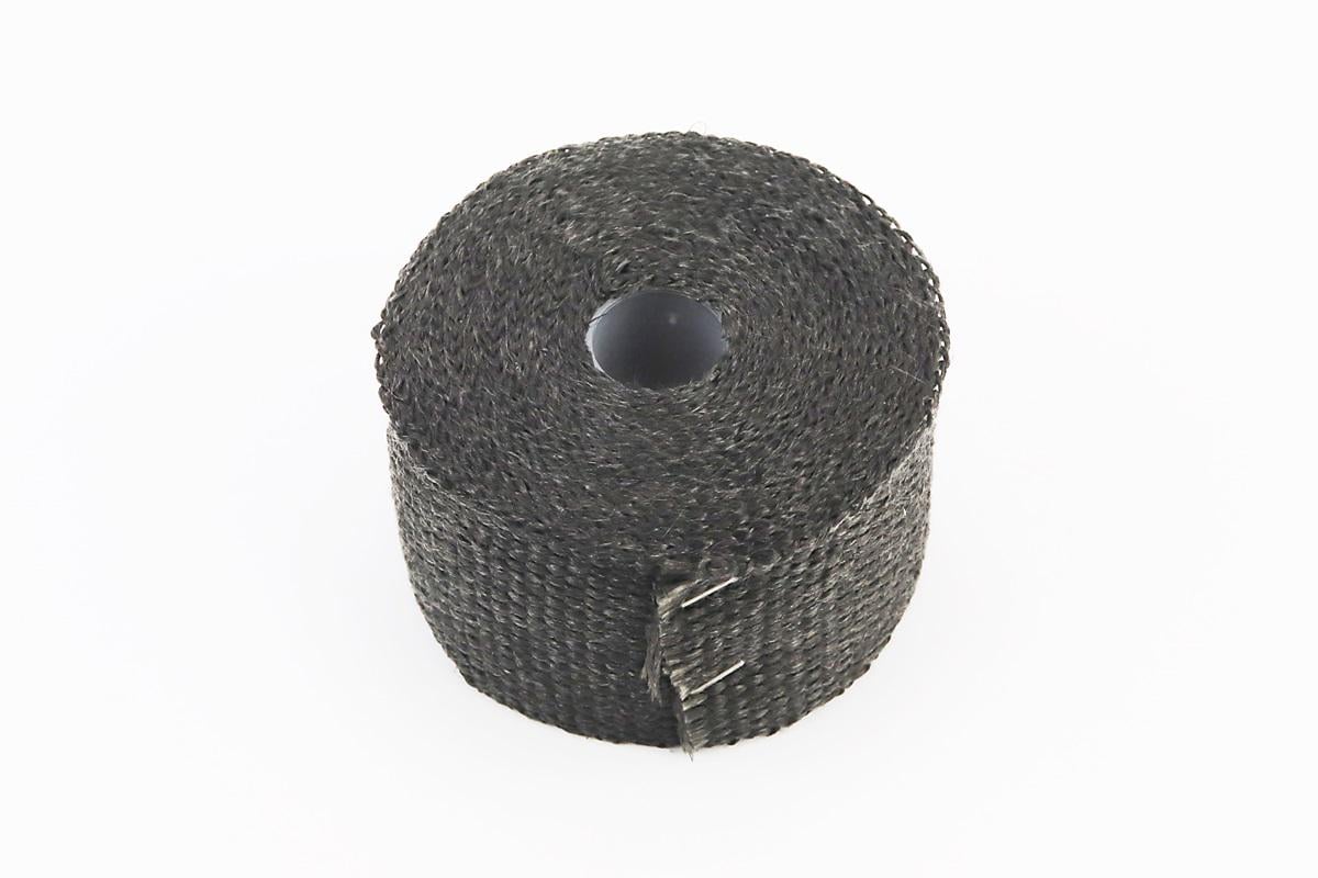 Термострічка глушника жароміцний 50х1,5 мм 5 м Чорний (337779)