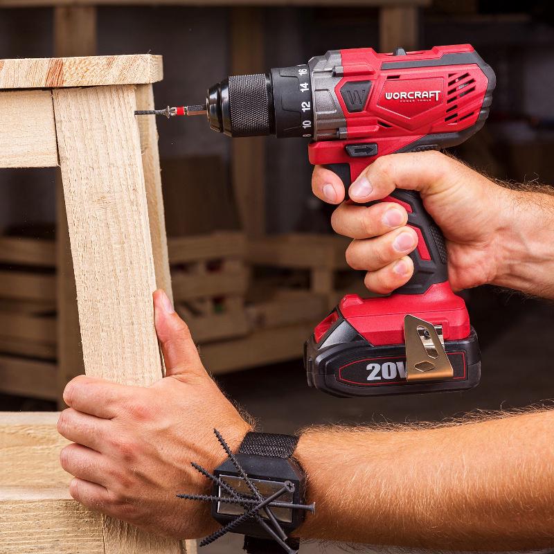 Шуруповерт акумуляторний Worcraft CD-S20LiW з акумулятором 2А і і зарядним 40Нм - фото 10 Шуруповерт акумуляторний Worcraft CD-S20LiW з акумулятором 2А і і зарядним 40Нм - фото 10