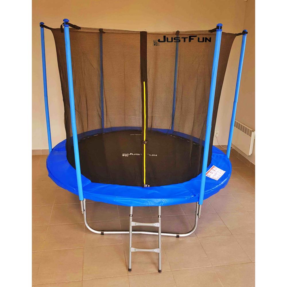 Батут Just Fun 244 см Синий - фото 4