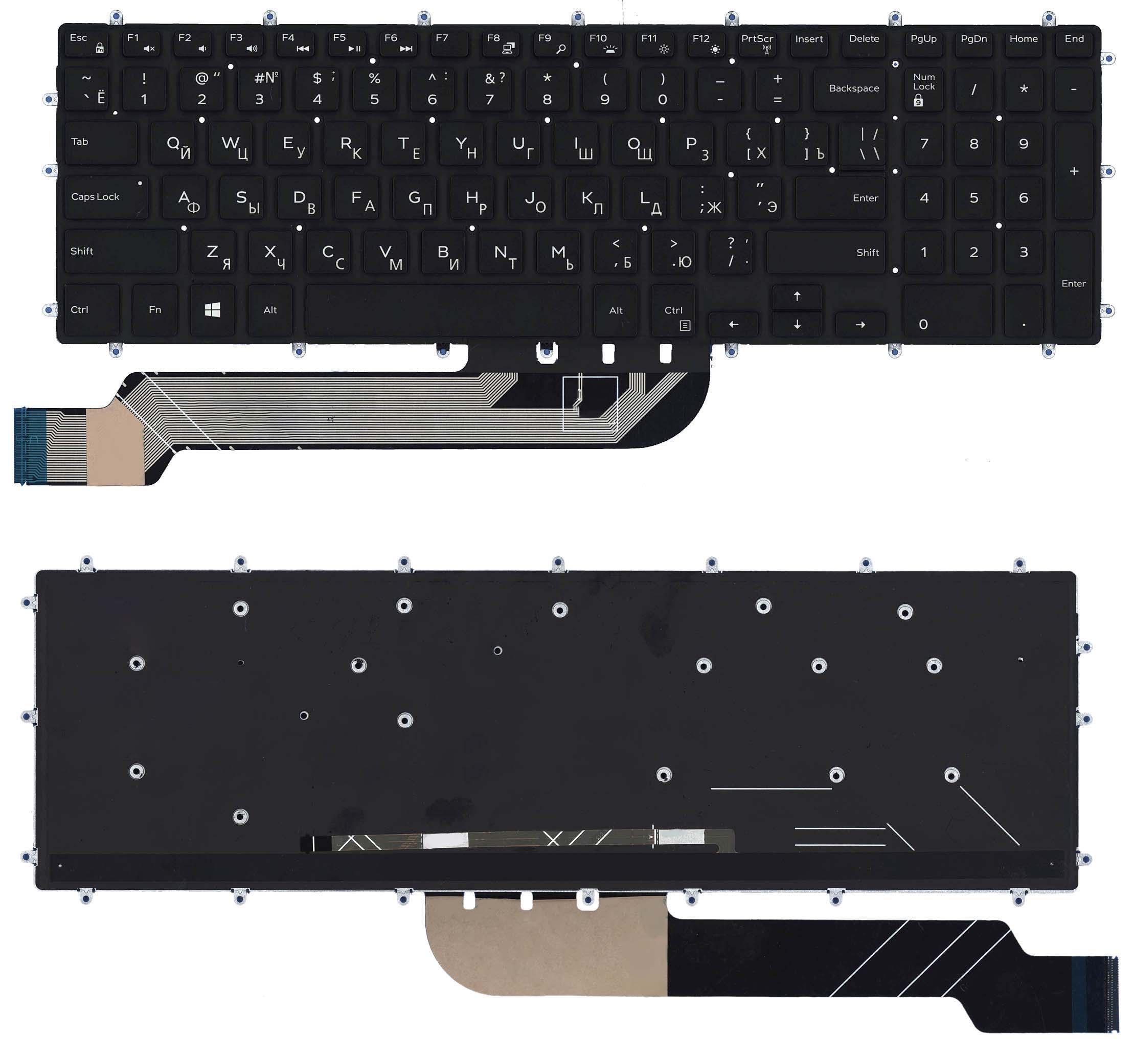 Клавиатура для ноутбука Dell Inspiron 15-5565 Black