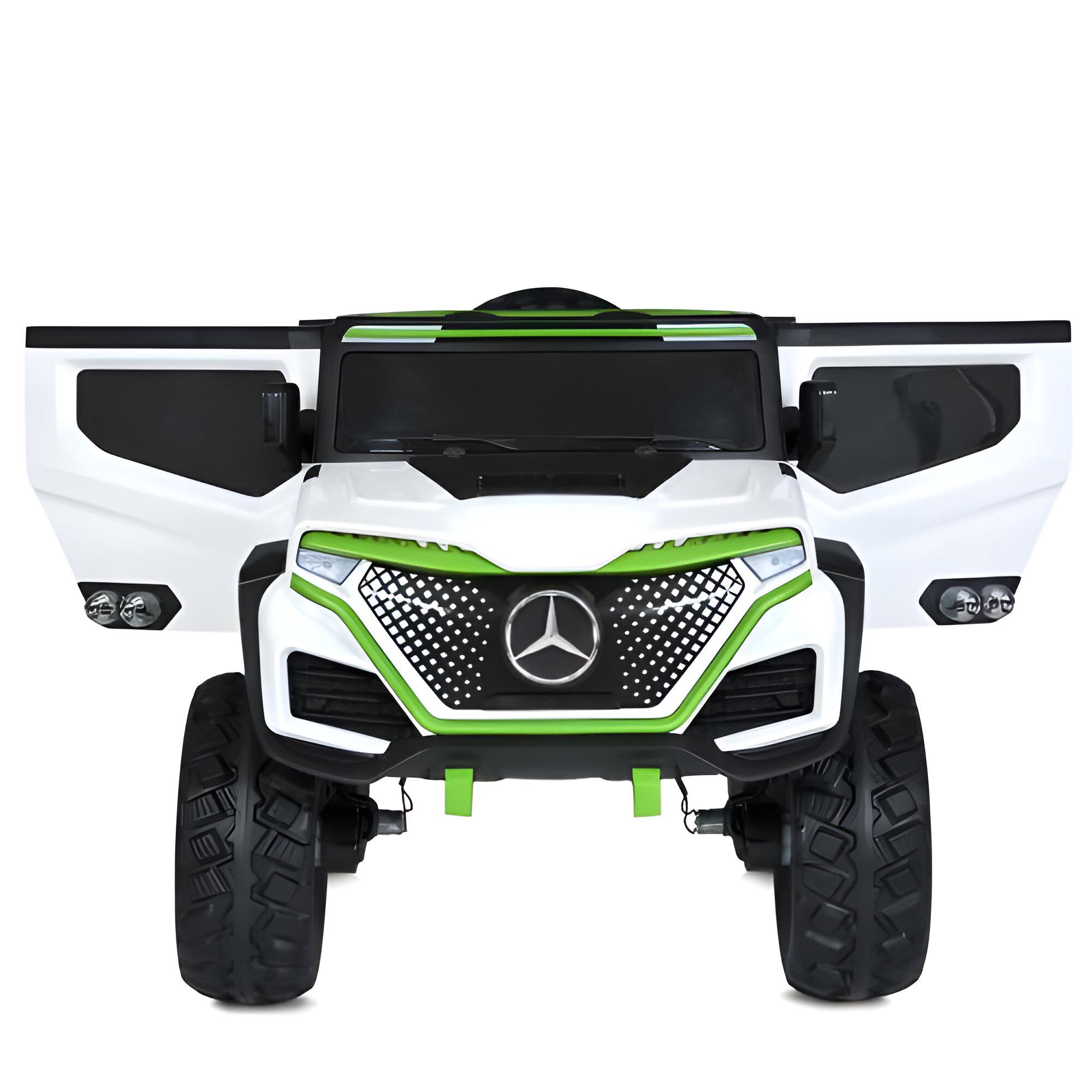 Детский электромобиль Джип Mercedes Bambi M 5912EBLR-1 с пультом управления и мягким сиденьем (27482040) - фото 8 Детский электромобиль Джип Mercedes Bambi M 5912EBLR-1 с пультом управления и мягким сиденьем (27482040) - фото 8