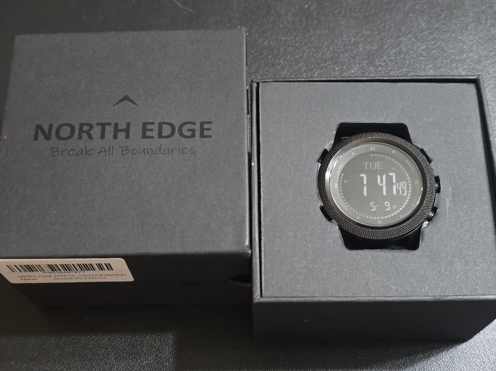 Часы тактические North Edge Apache 46 5 BAR с компасом водонепроницаемые - фото 10 Часы тактические North Edge Apache 46 5 BAR с компасом водонепроницаемые - фото 10