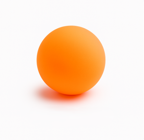 М'ячик-стрибунець неоновий світиться в темряві 60 мм Помаранчевий (0559)