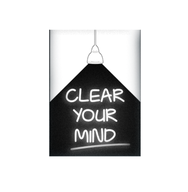 Декор настенный для дома для офиса Clear your mind с LED-подсветкой 36 Вт 60х45 см