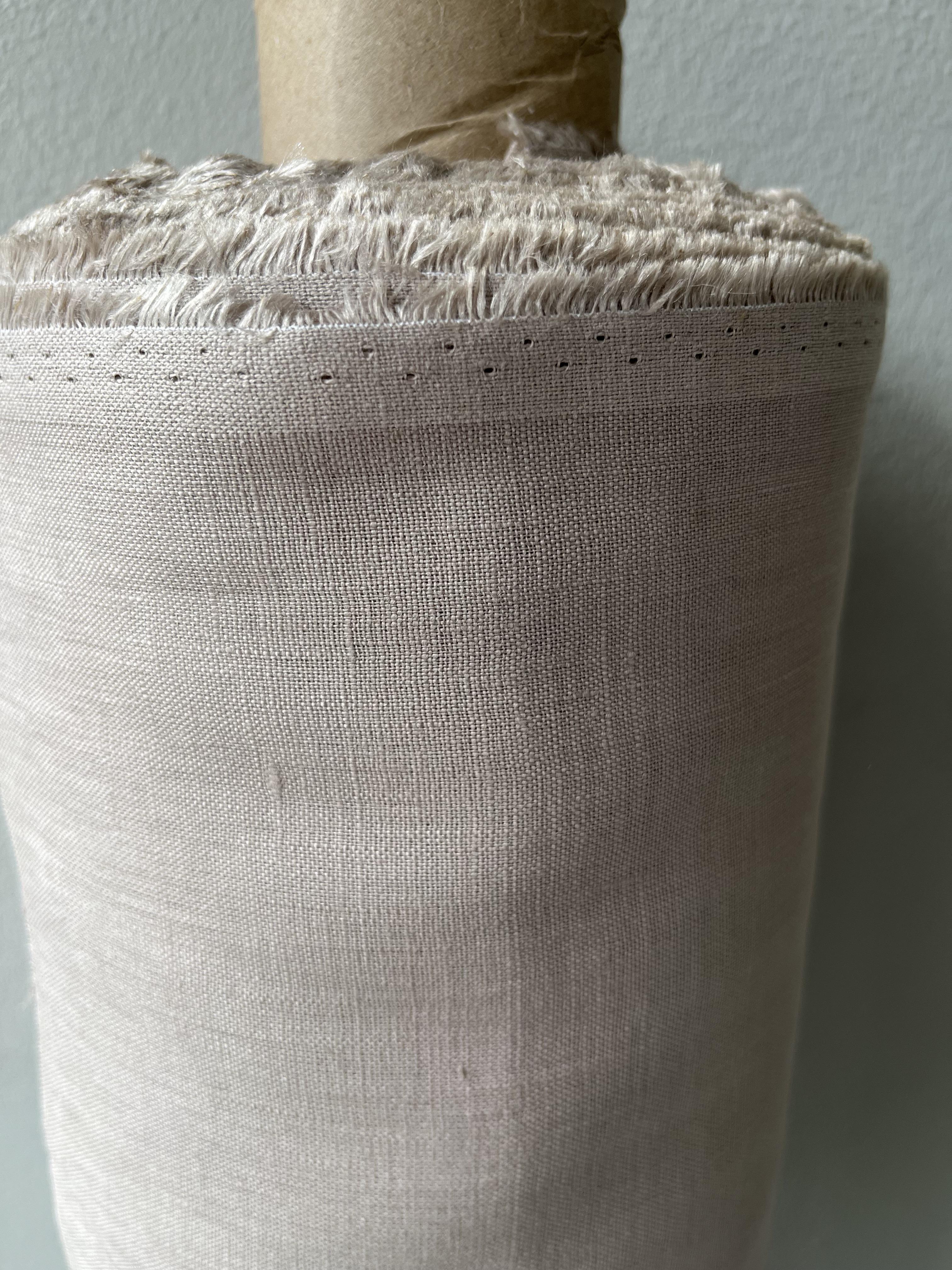 Ткань LINEN PLUS 100% лен 143 см 331 Бежевый - фото 5