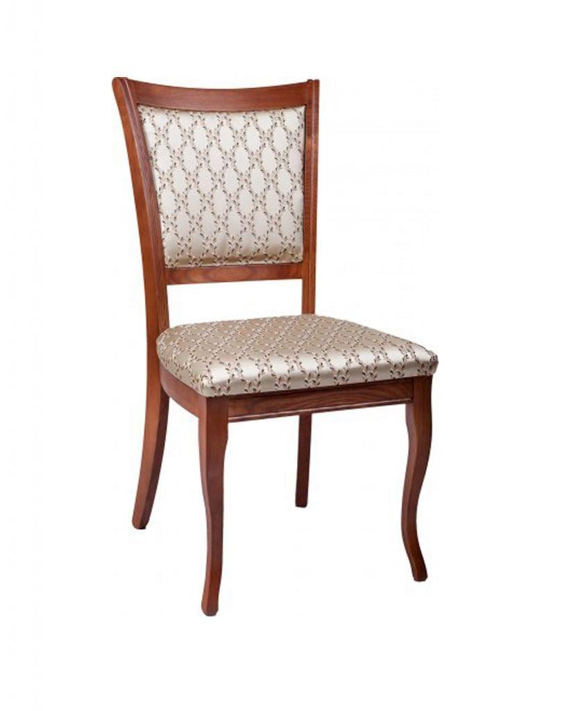 Стул кухонный Мікс Меблі Верона Дерево/Ткань Орех/Бежевый