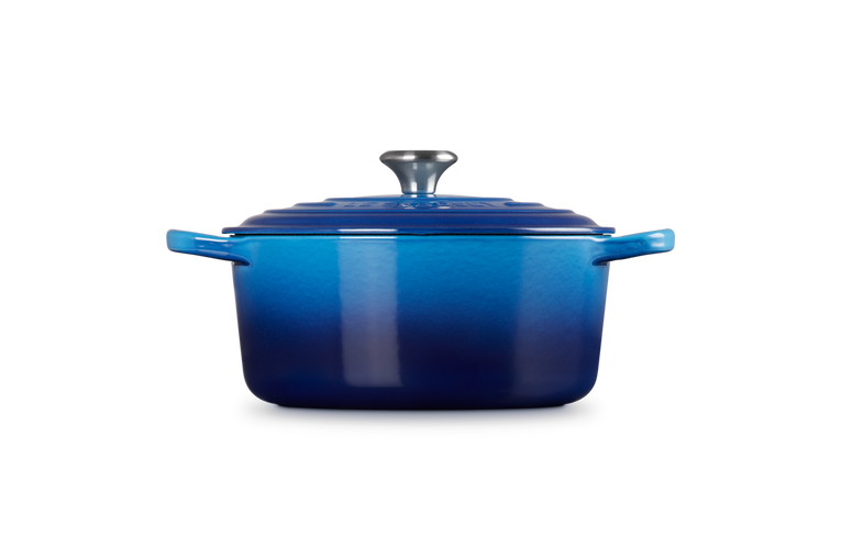 Каструля Le Creuset Signature з кришкою 3,3 л Синій (21177222202430) - фото 3