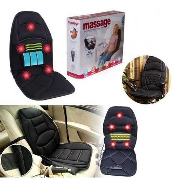 Массажная накидка с подогревом Massage robot CUSHION 228 Черный - фото 3