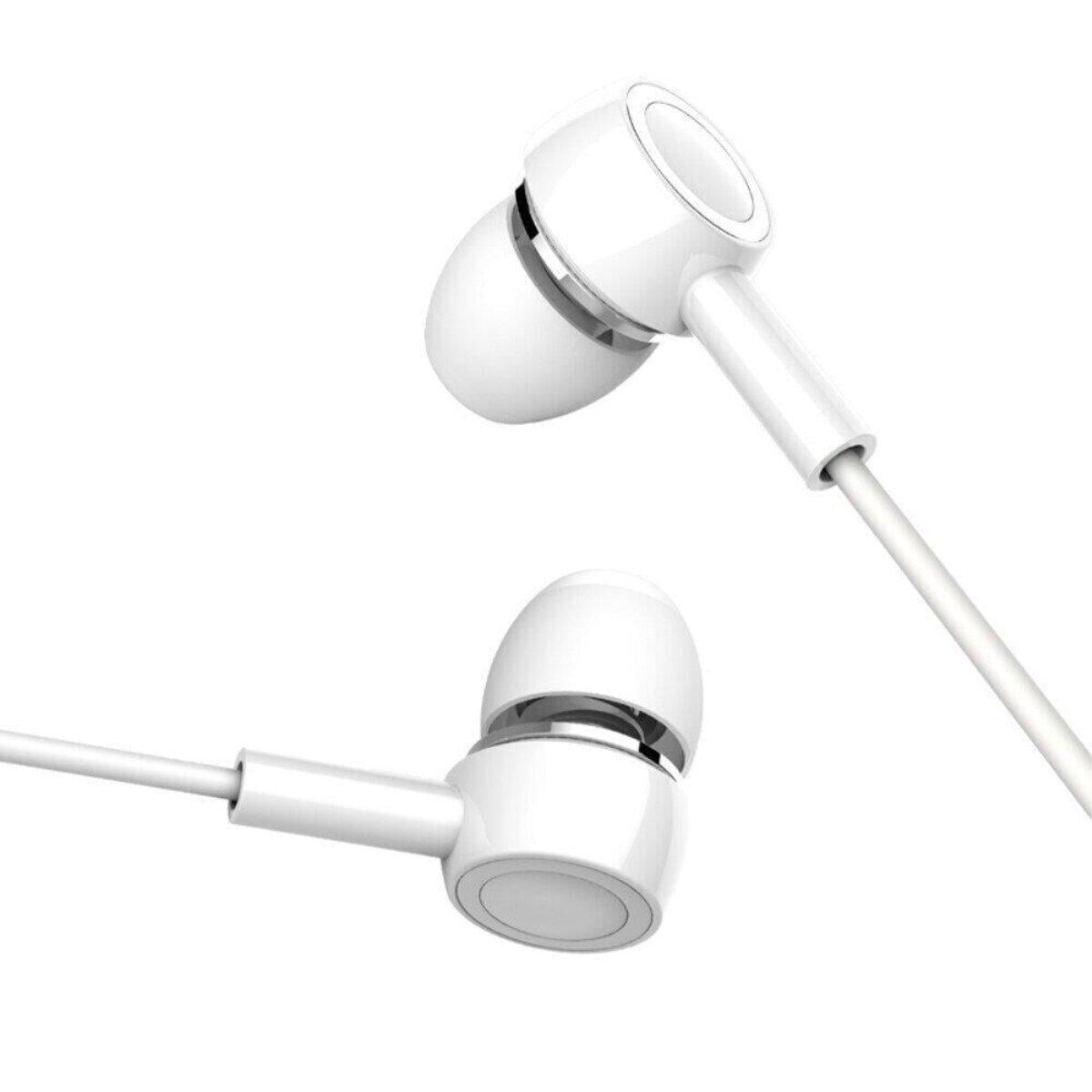 Наушники проводные Usams EP-12 Plastic Earplug Plating Small White (605527)