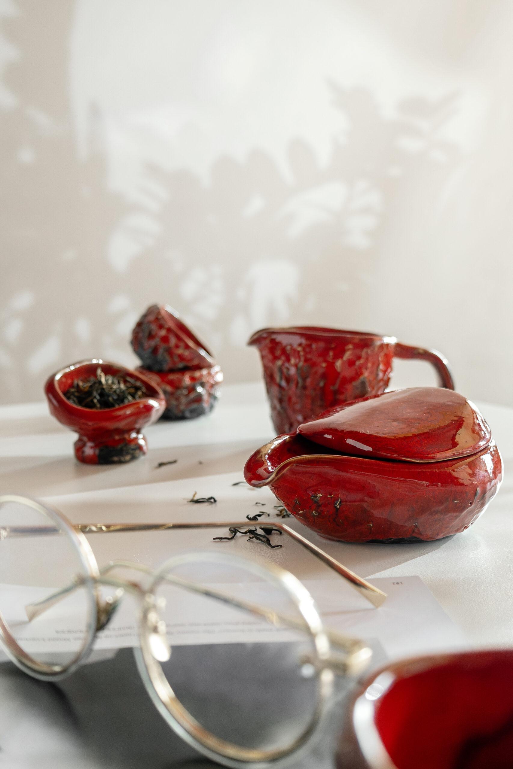 Набір для чайної церемонії Вулкан повний ручної роботи (TS-05) - фото 2 Набір для чайної церемонії Вулкан повний ручної роботи (TS-05) - фото 2