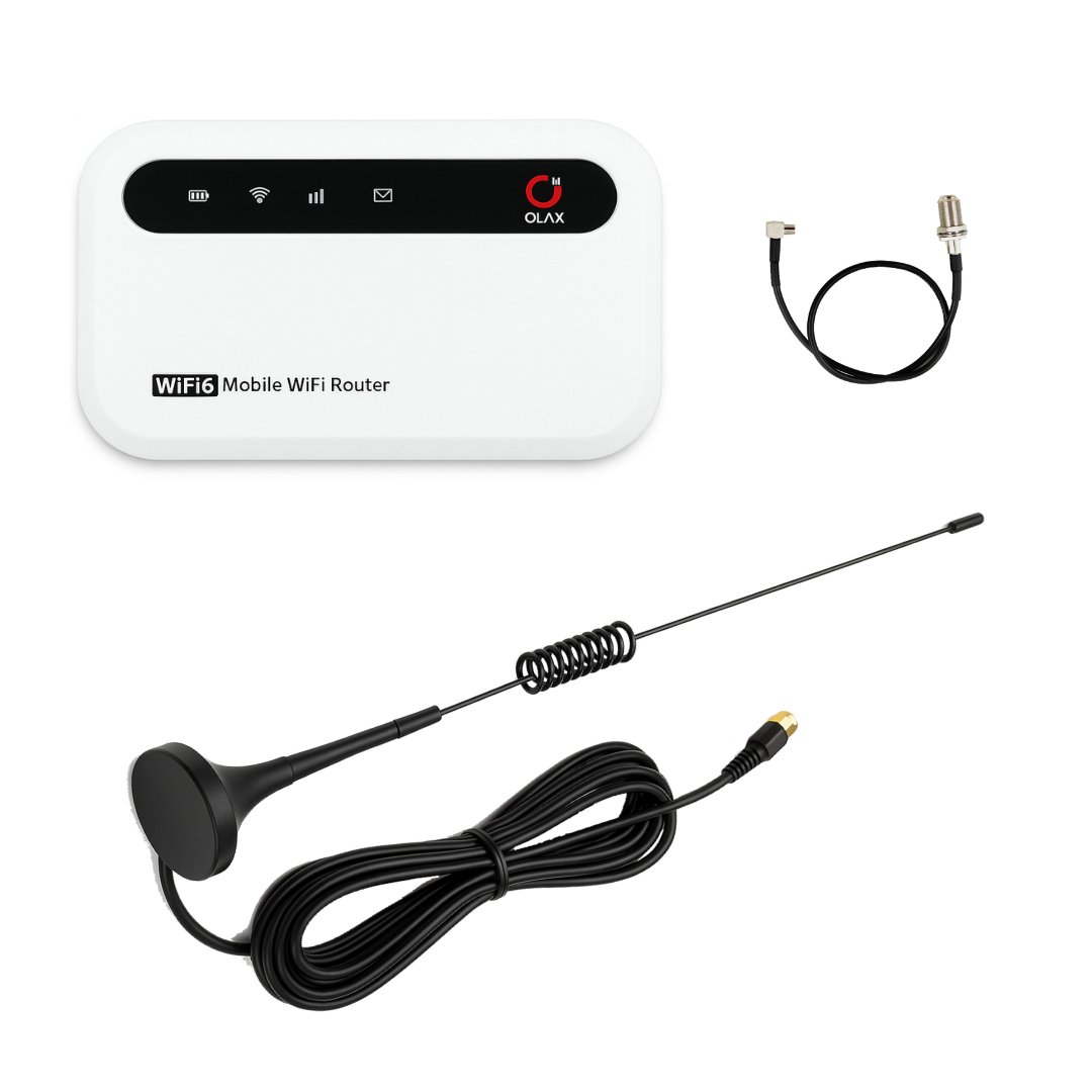 Комплект для авто 4G/Wi-Fi роутер Olax 985 антенна LTE 7 дБ (26880849)