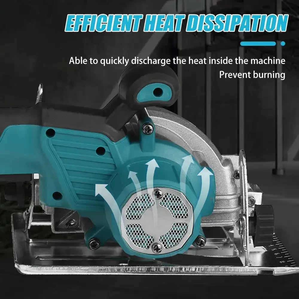 Пила бесщеточная аккумуляторная BRU125 циркулярная 125 мм 2000 Вт - фото 4 Пила бесщеточная аккумуляторная BRU125 циркулярная 125 мм 2000 Вт - фото 4