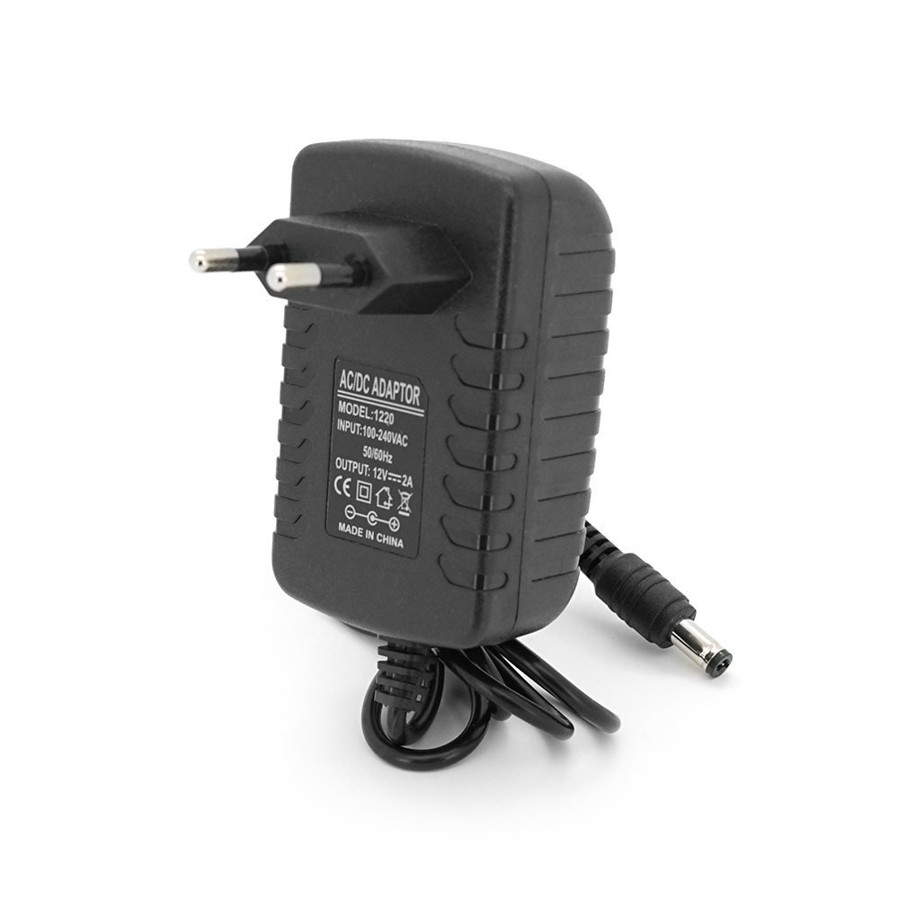 Адаптер питания импульсный VOLTRONIC SPF-1202B 12В 2А 24 Вт штекер 5,5/2,5 LED-индикация 0,9 м (YUT_V8508)