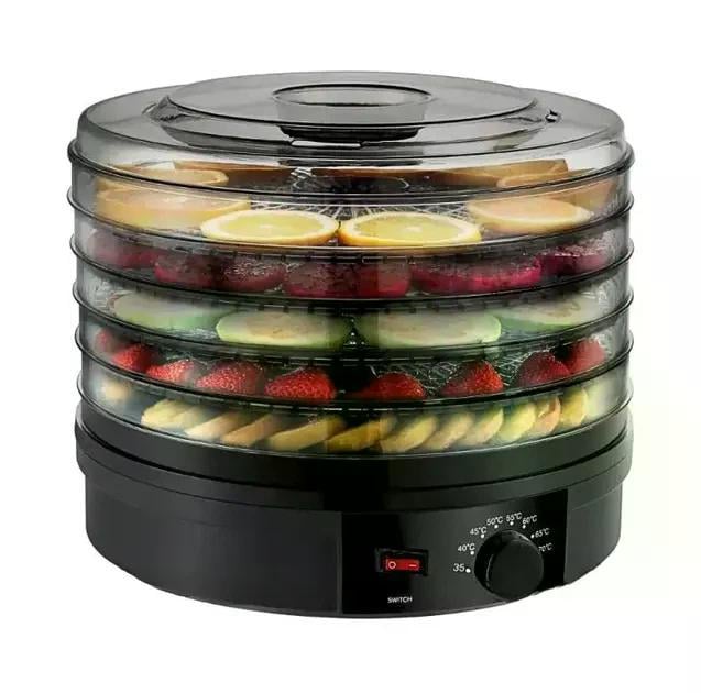 Сушарка для овочів і фруктів ZepLine ZP-029 дегідратор 800 Вт 5 секцій 35-70°C Чорний (ZP-029) - фото 2 Сушарка для овочів і фруктів ZepLine ZP-029 дегідратор 800 Вт 5 секцій 35-70°C Чорний (ZP-029) - фото 2