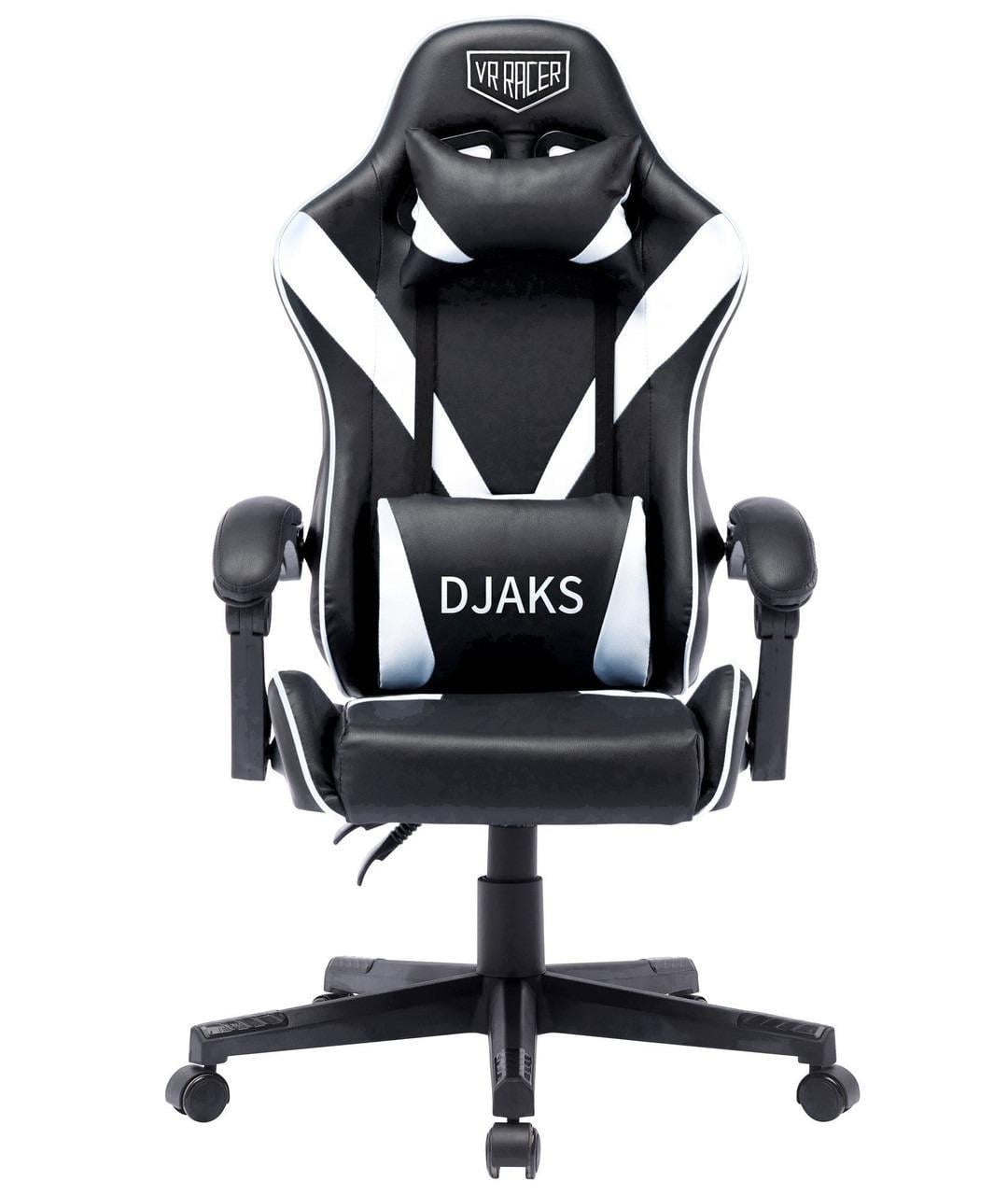 Кресло геймерское AMF VR Racer Dexter Djaks Черно-белый