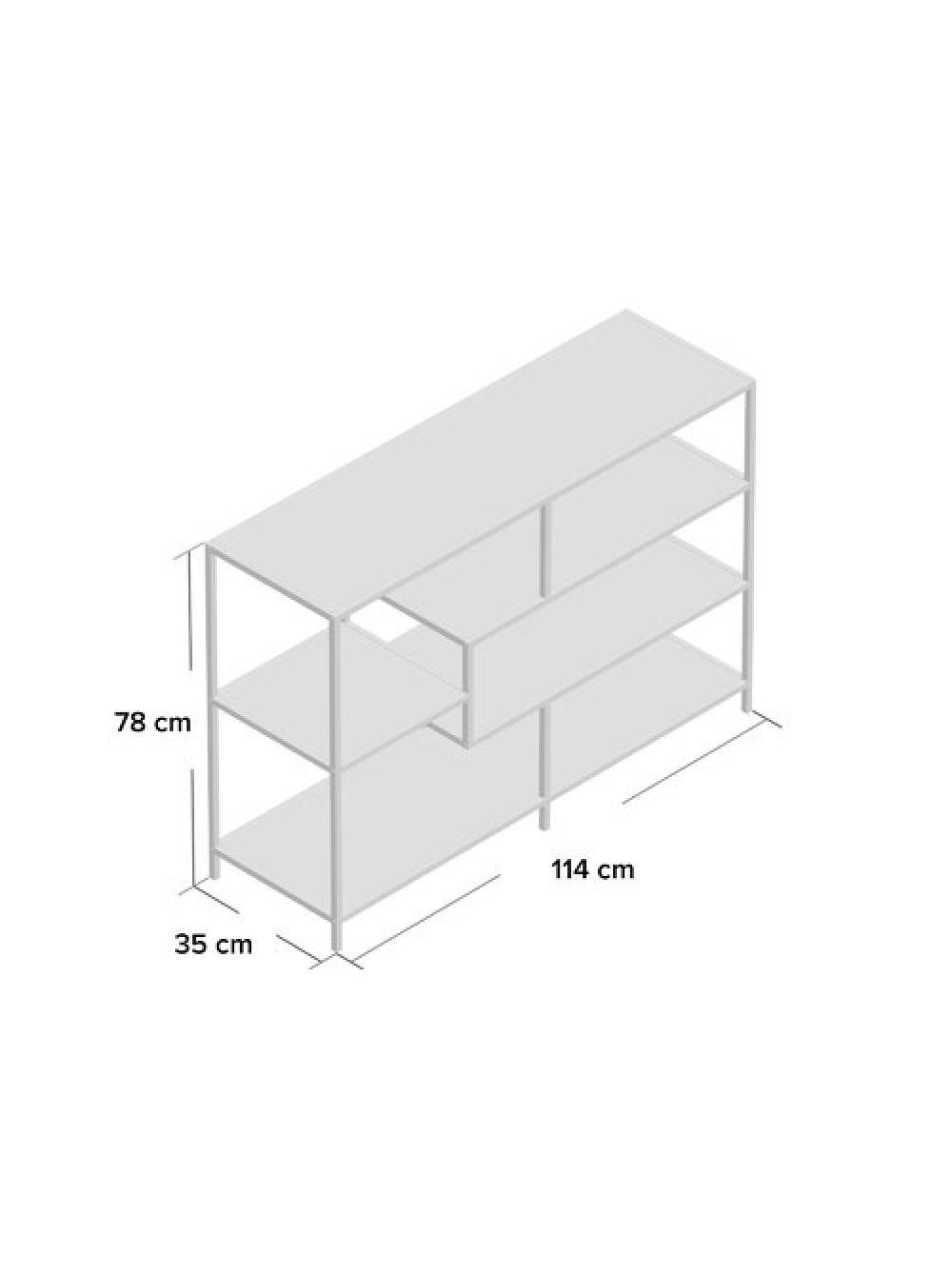 Консоль для вещей MSM металлическая в стиле Loft (700-81) - фото 3